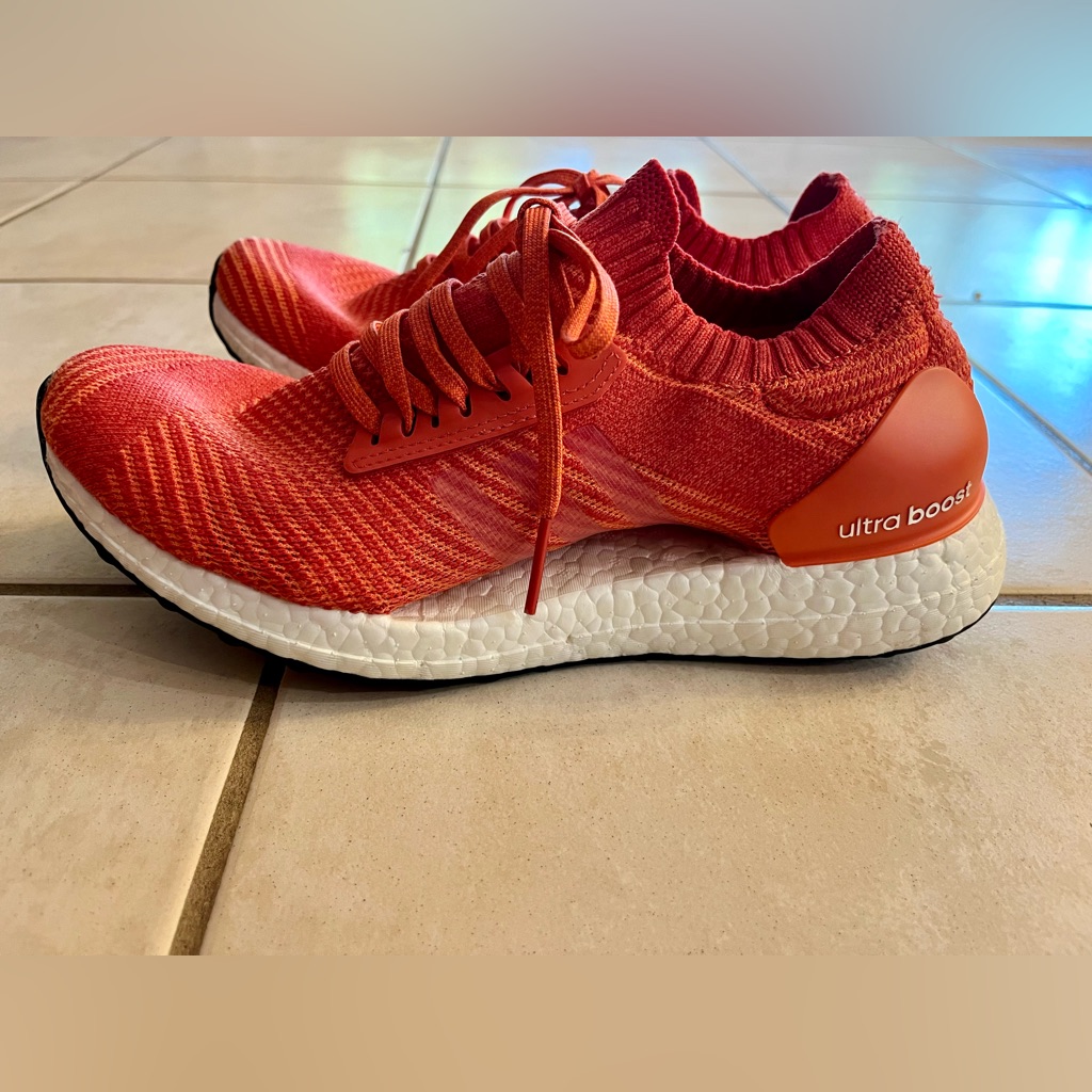 Adidas Ultra Boost Orange Shoes Women’s Size 8.5